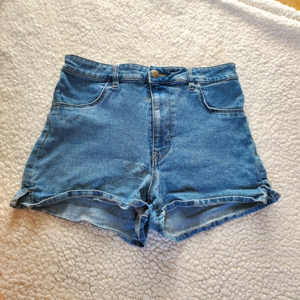 H&M High Waist Jean Shorts